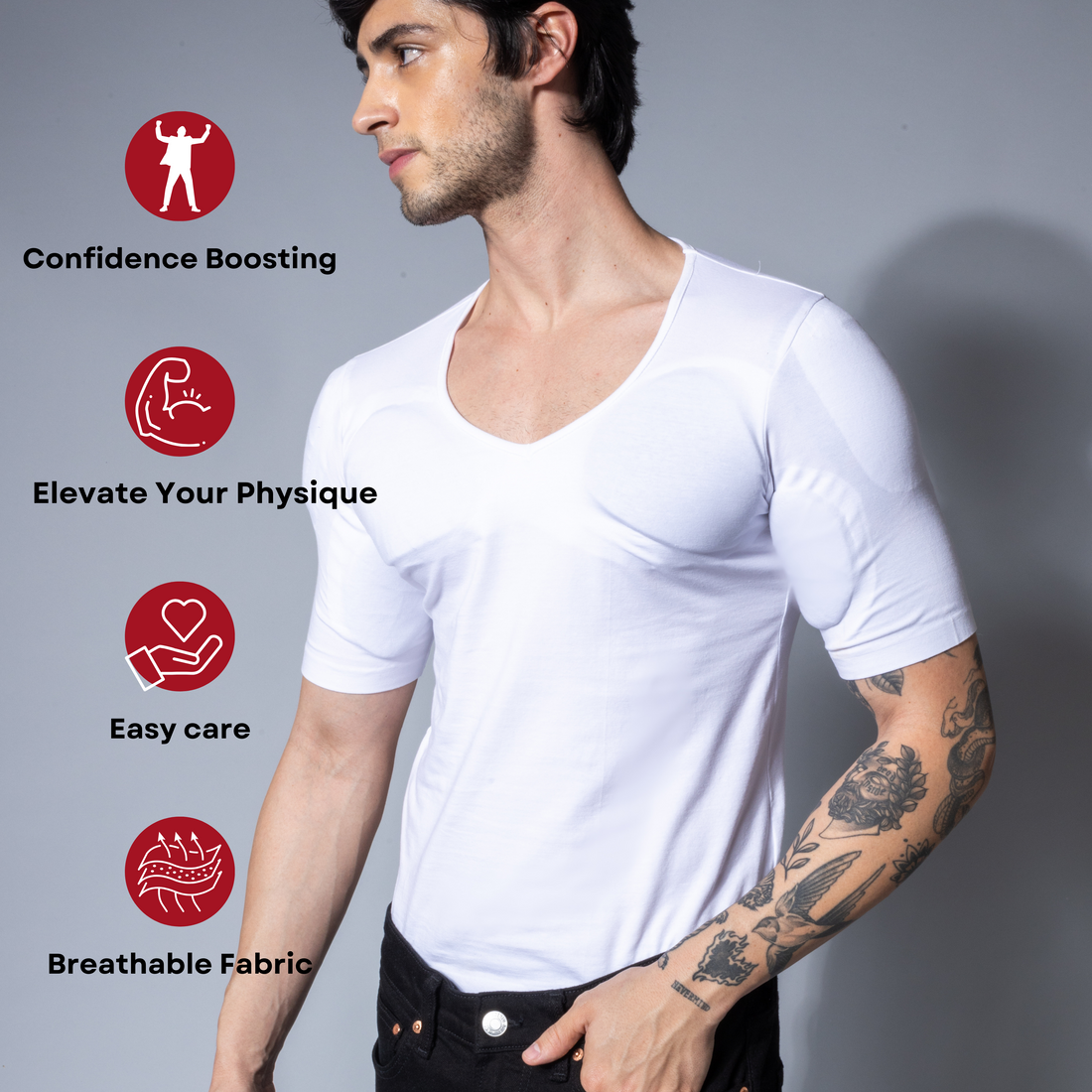 Body Tech Co. presents India's First Revolutionising Lift Tech Muscle Padded Vest for Men